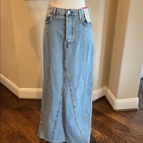 Levi's Dresses & Skirts - Levi’s Maxi Denim Skirt NWT Size 26